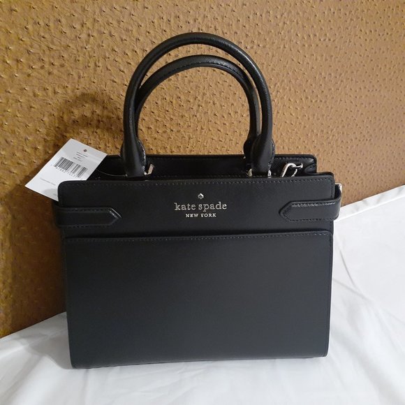 Kate Spade NEW! Staci Black Satchel - Picture 9 of 13